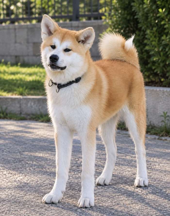Rina-krasna fenka Akita Inu