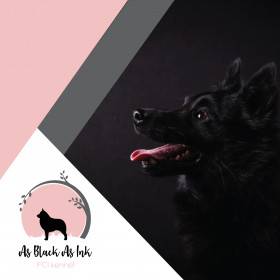 As black as ink