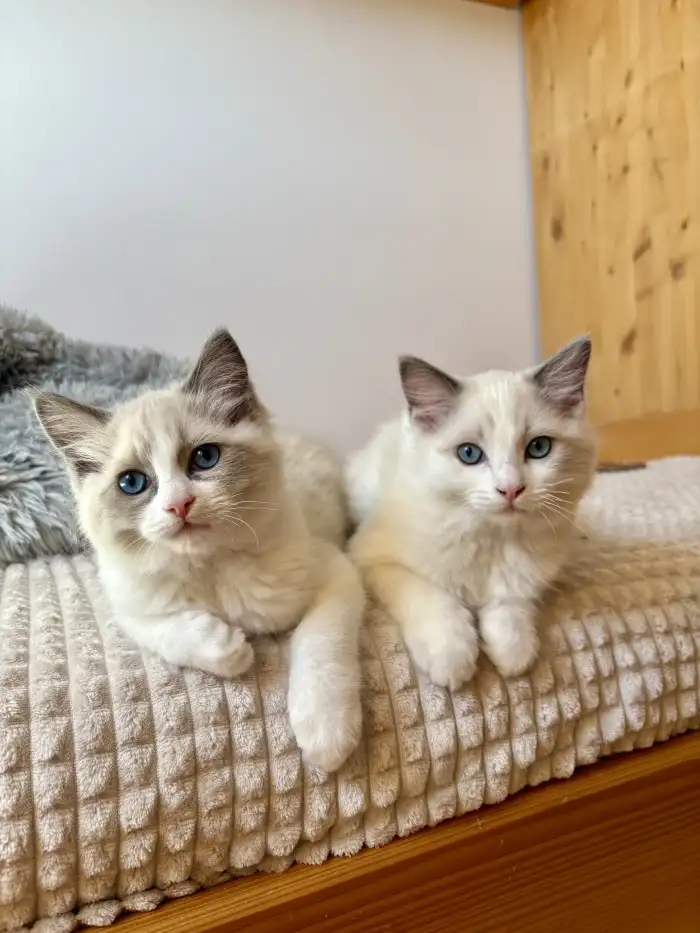 Cassian (vlevo), Charlie (vpravo)