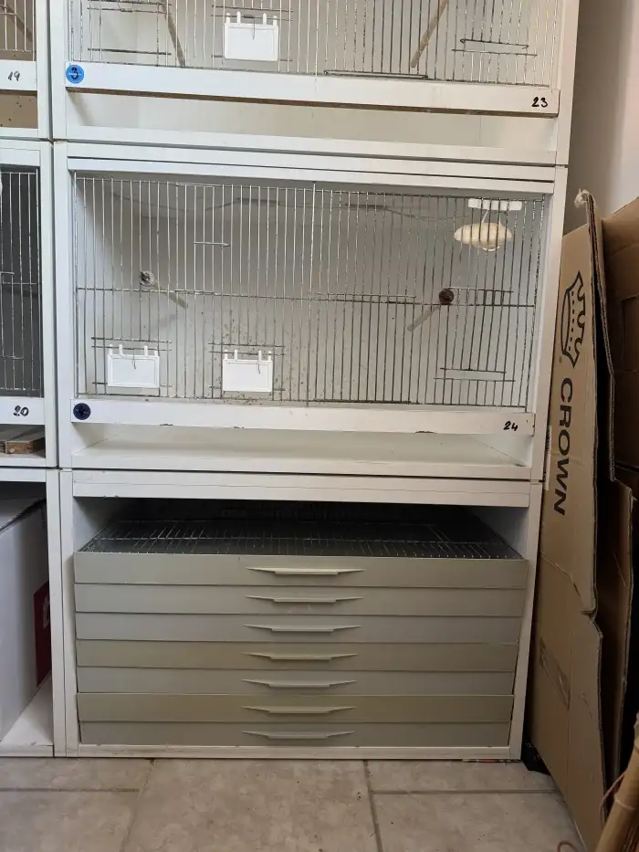 Skříňové klece - části