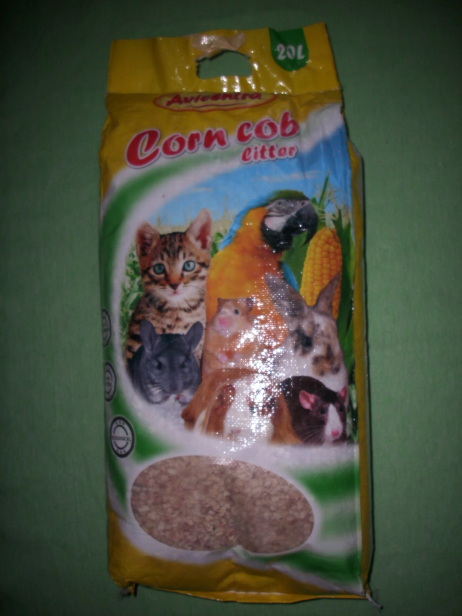 Kukuřičná podestýlka hrubá