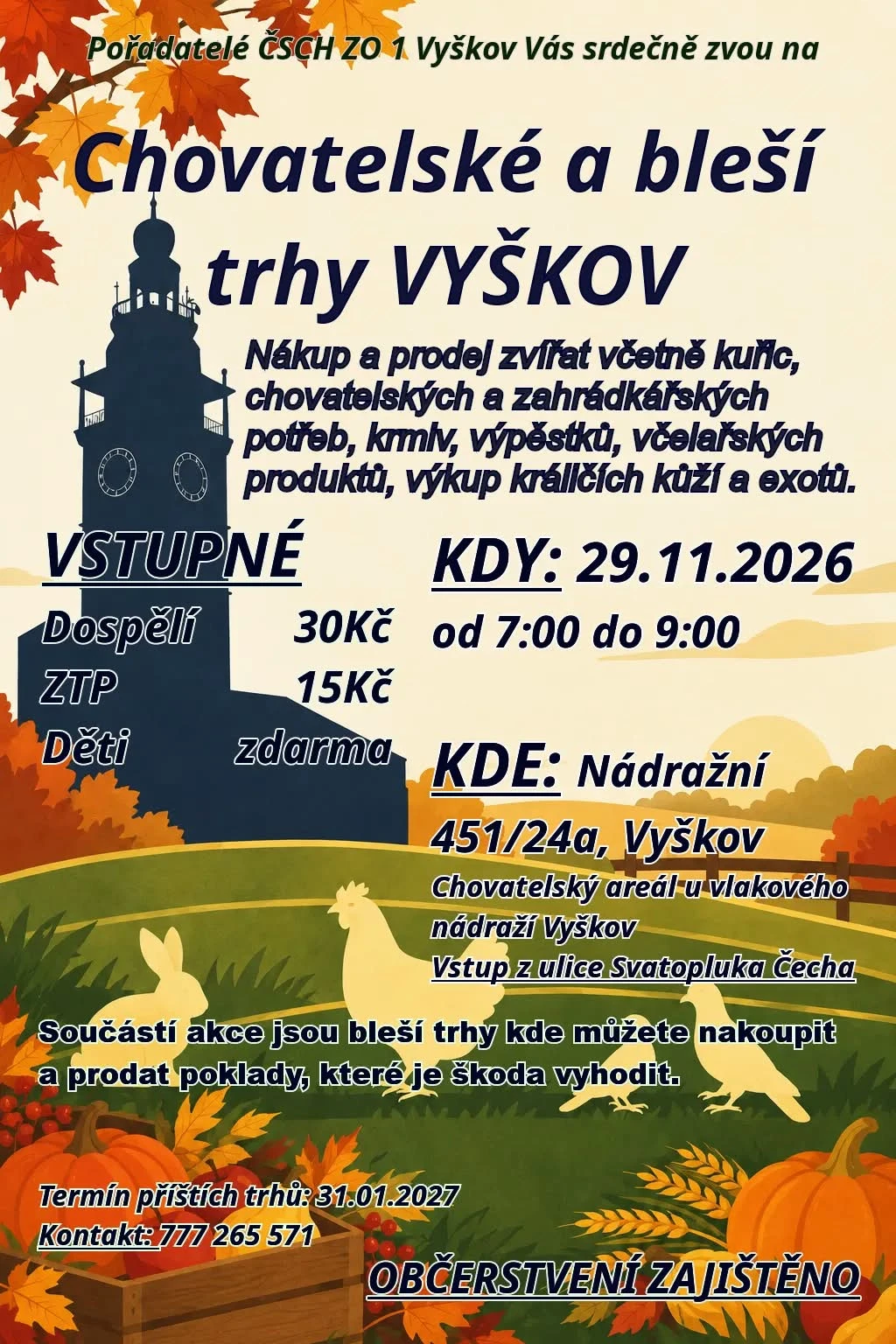 Chovatelské trhy Vyškov