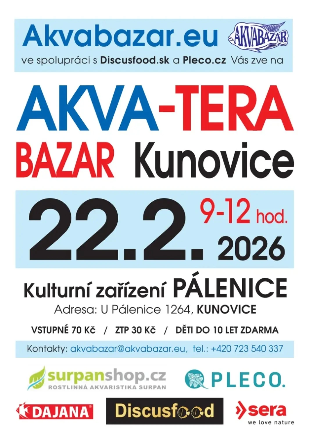 Slovácký Akva Tera Bazar v Kunovicích