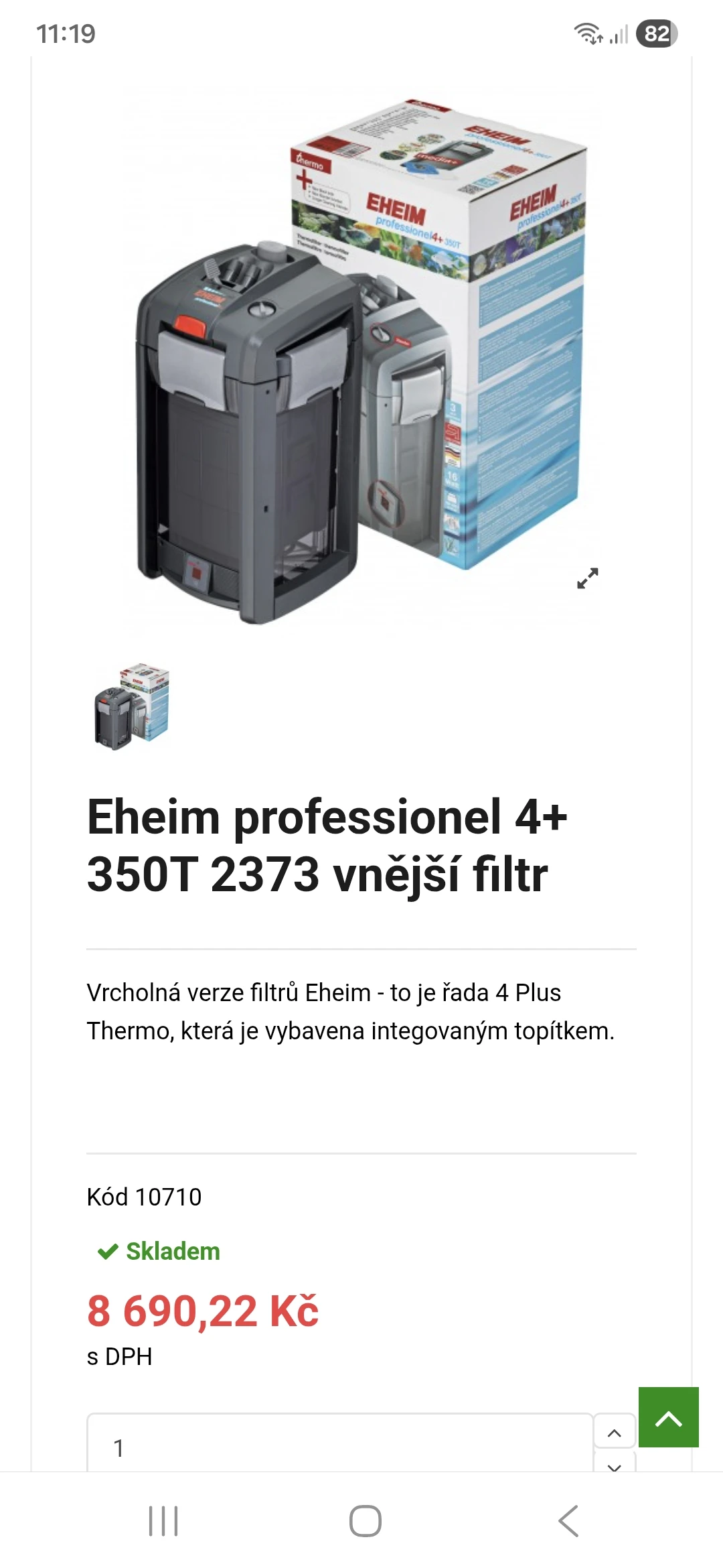 EHEIM Professionel 4 350Thermo(s topením)