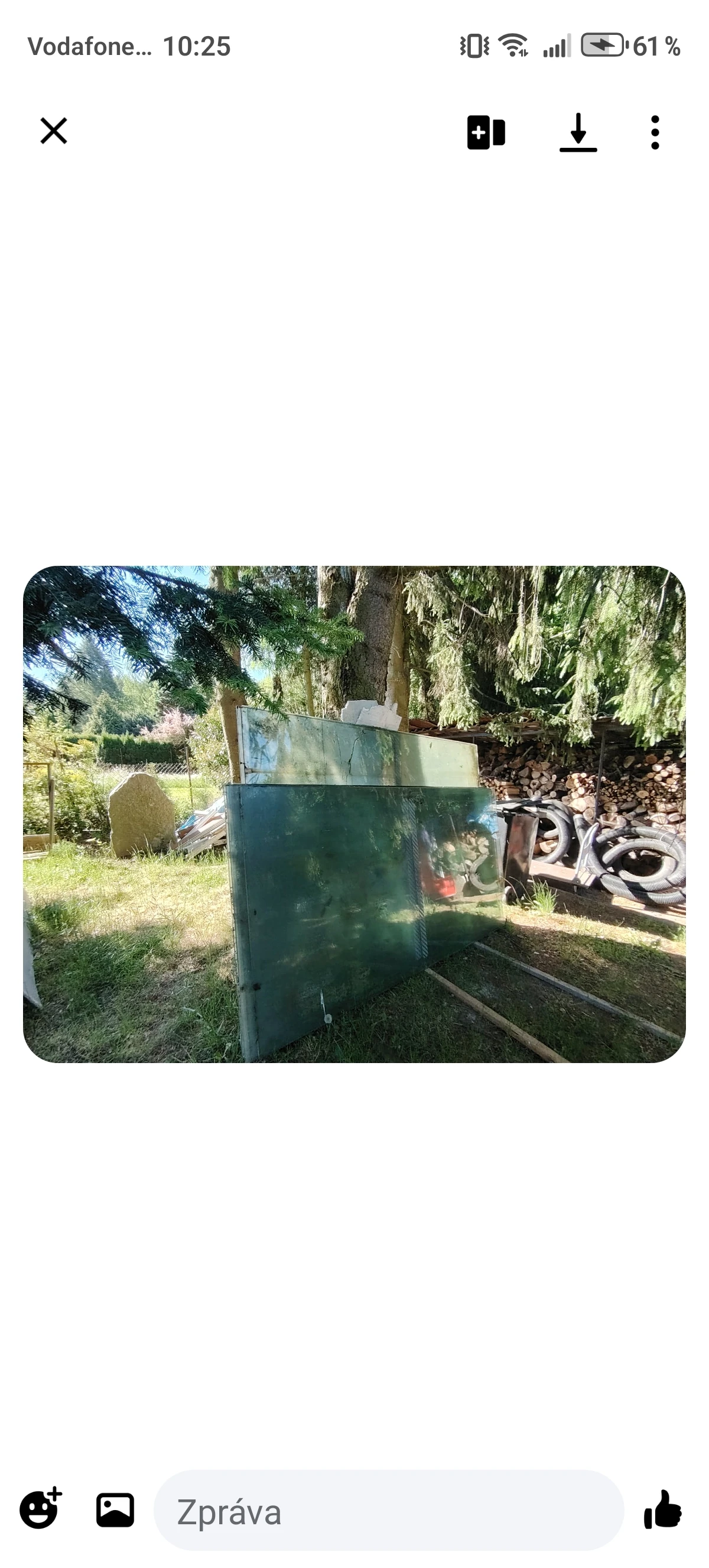 Stavební materiál voliery