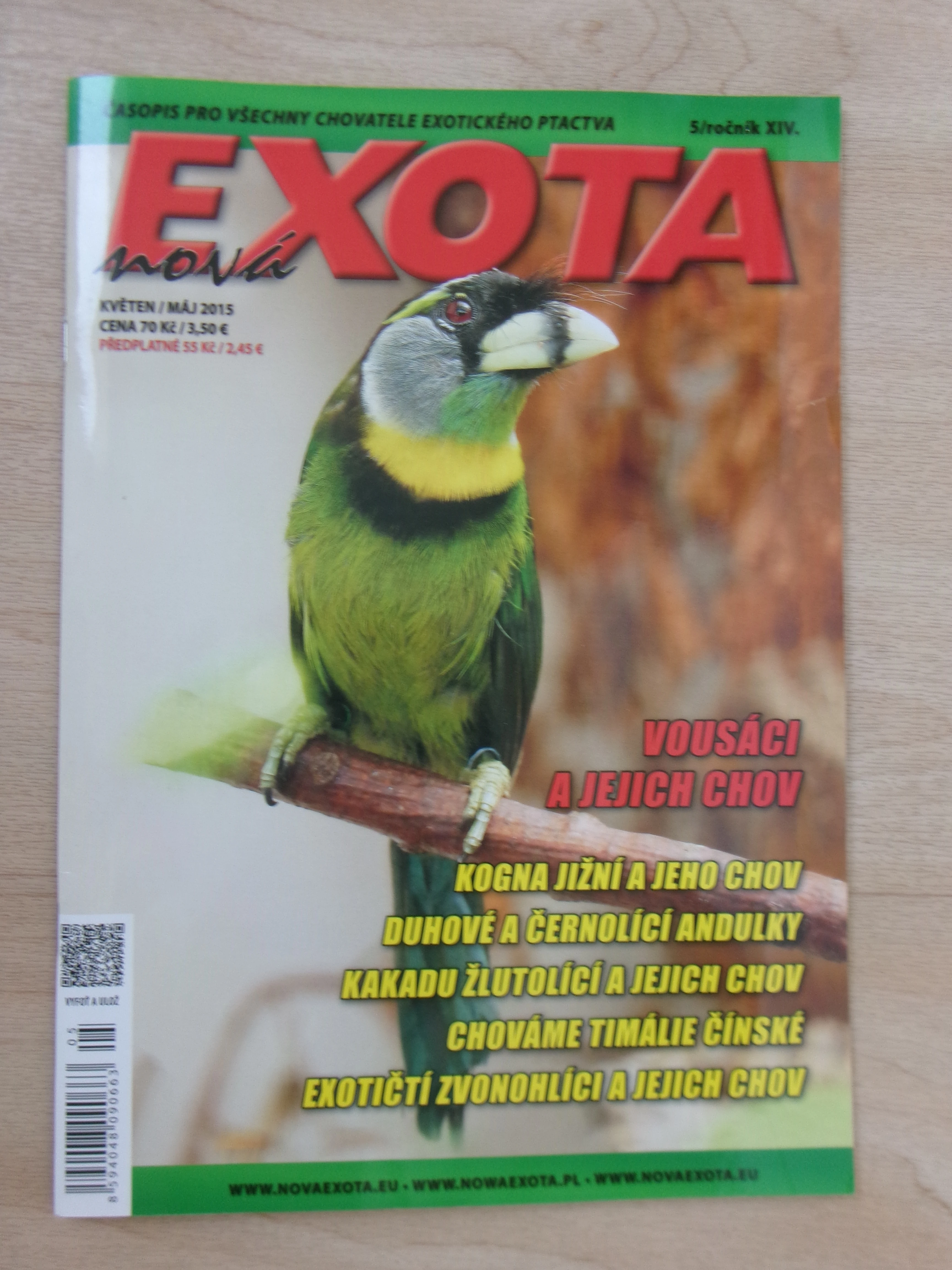 Časopis Nová Exota 2015/5.