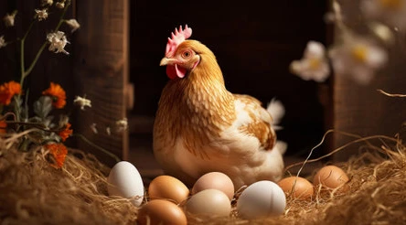 Slepice Nosnice Dominanty světle červené