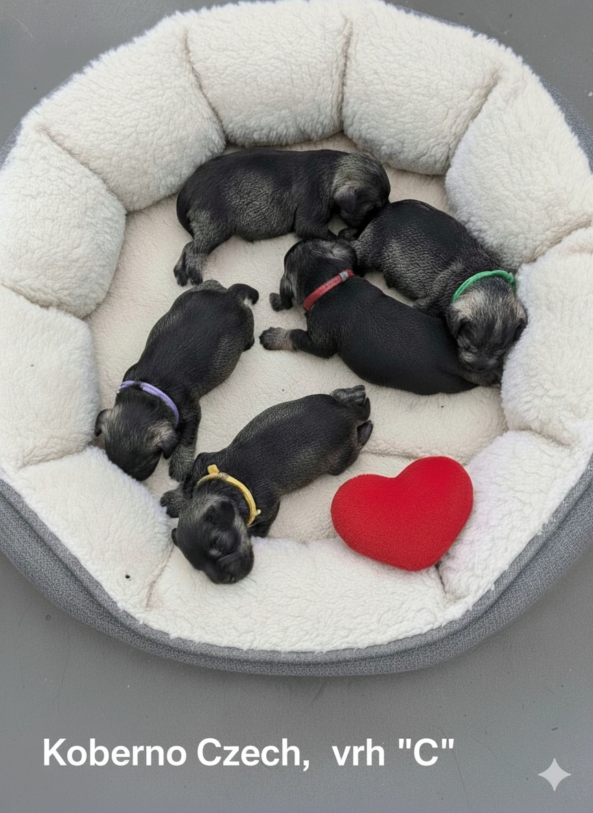 Knírač malý pepř a sůl s PP