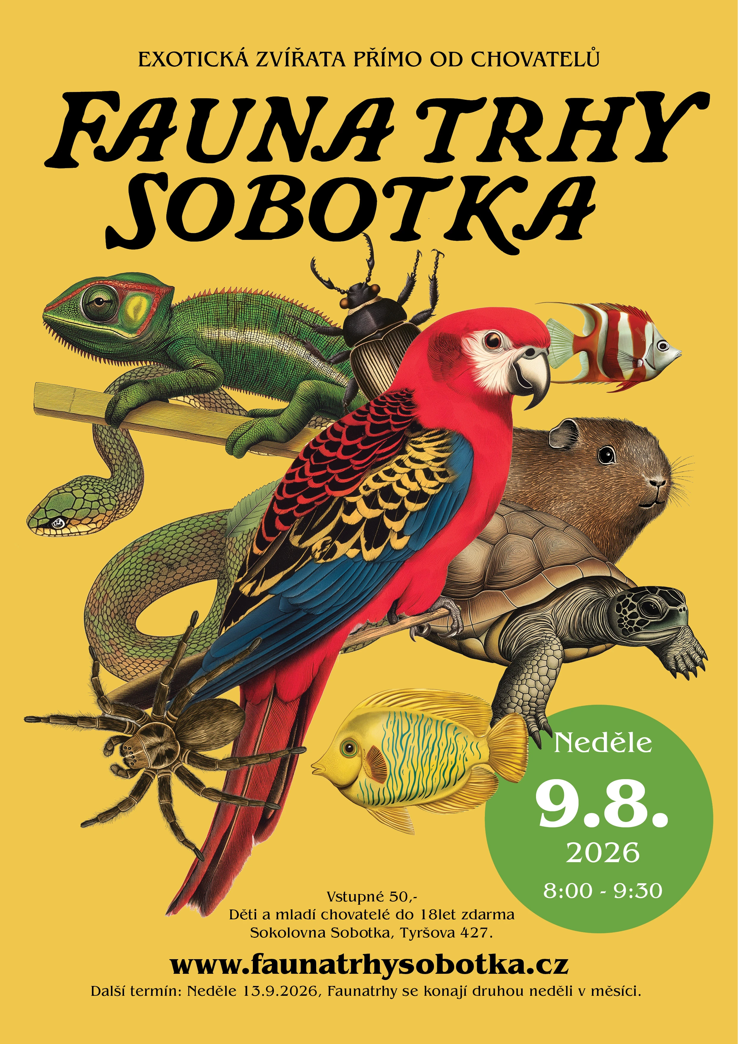 Srpnové faunatrhy sobotka