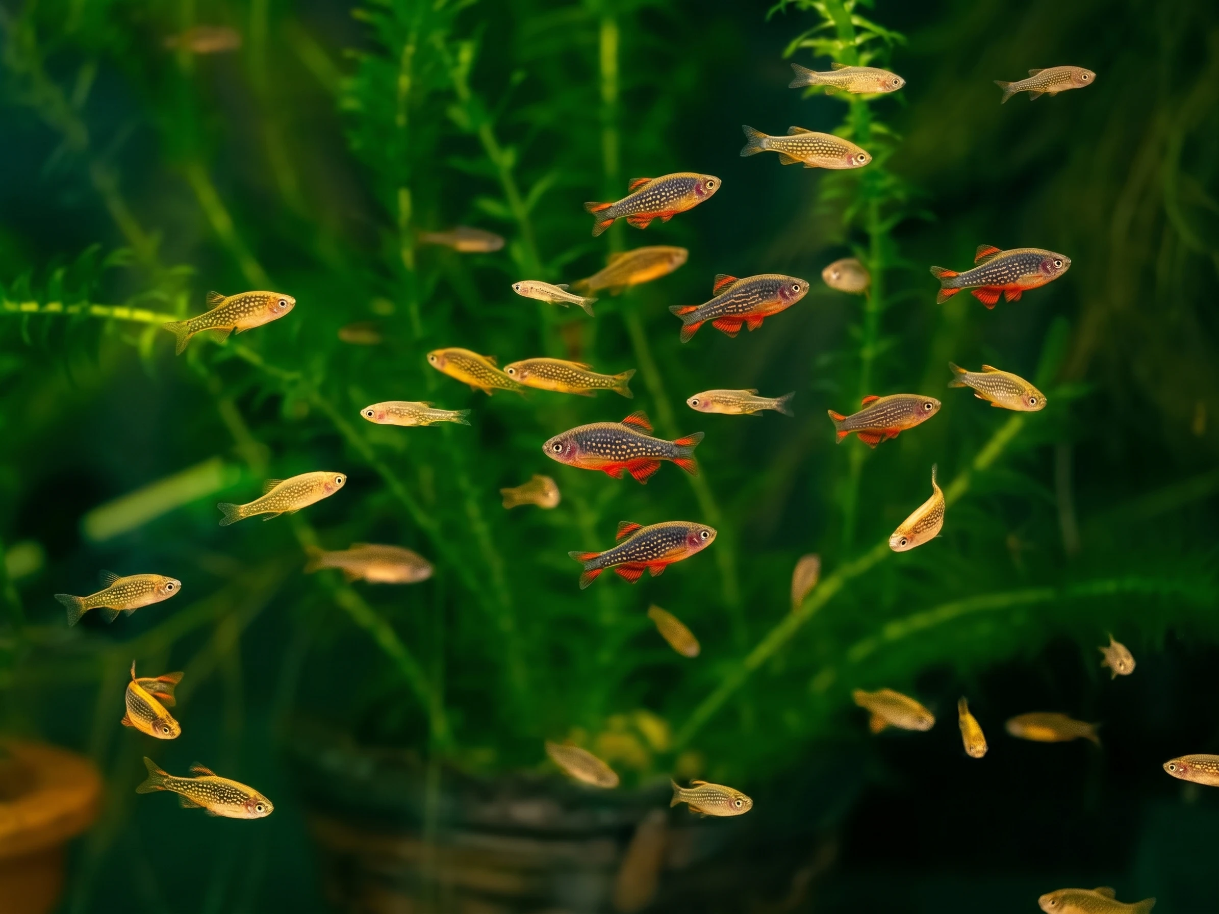 Danio perlové (danio margaritatus, razbora galaxy