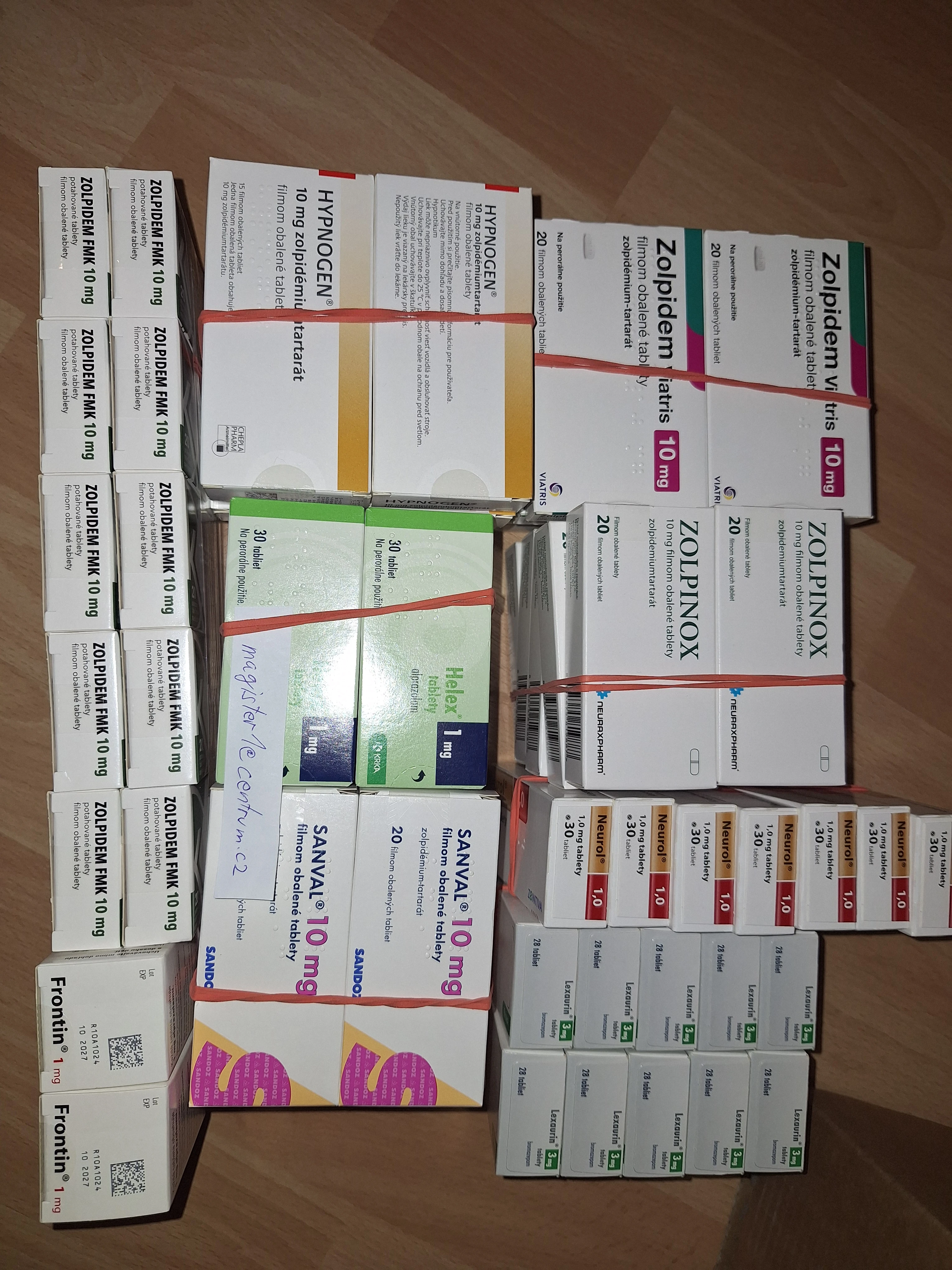 Prodám Neurol, Xanax, Zolpidem, Tramal