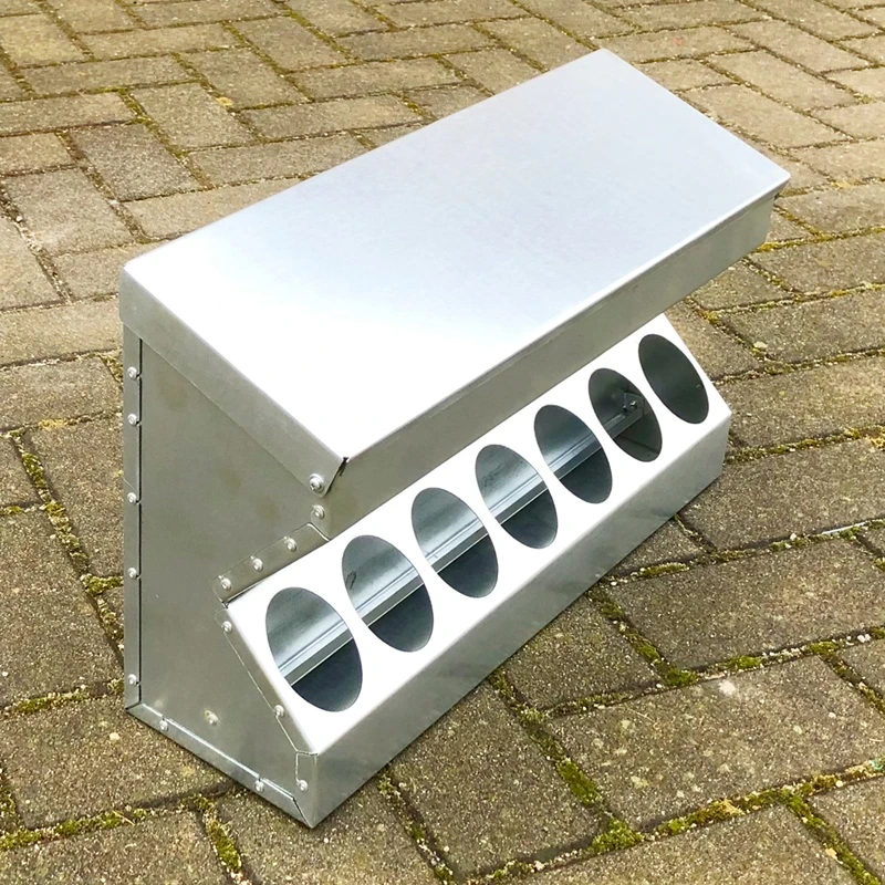 Velké závěsné krmítko na stěnu pro drůbež