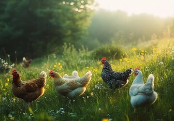 Slepice Kuřice Nosnice Dominanty 8 barev na výběr, stáří 18 a 21 týdnů