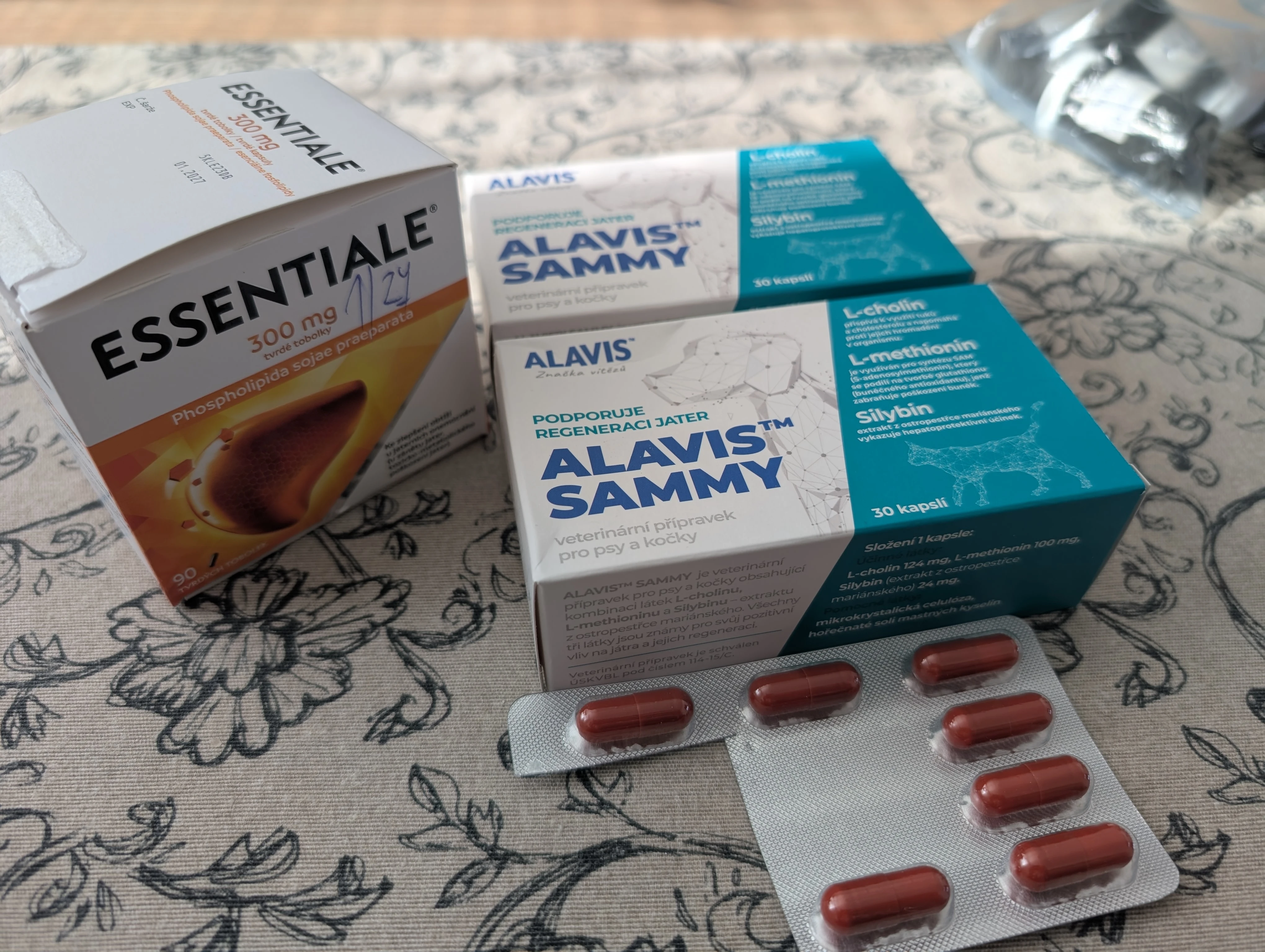 Dieta Proplan renal, Alavis Sammy, Ursofalk a další léky