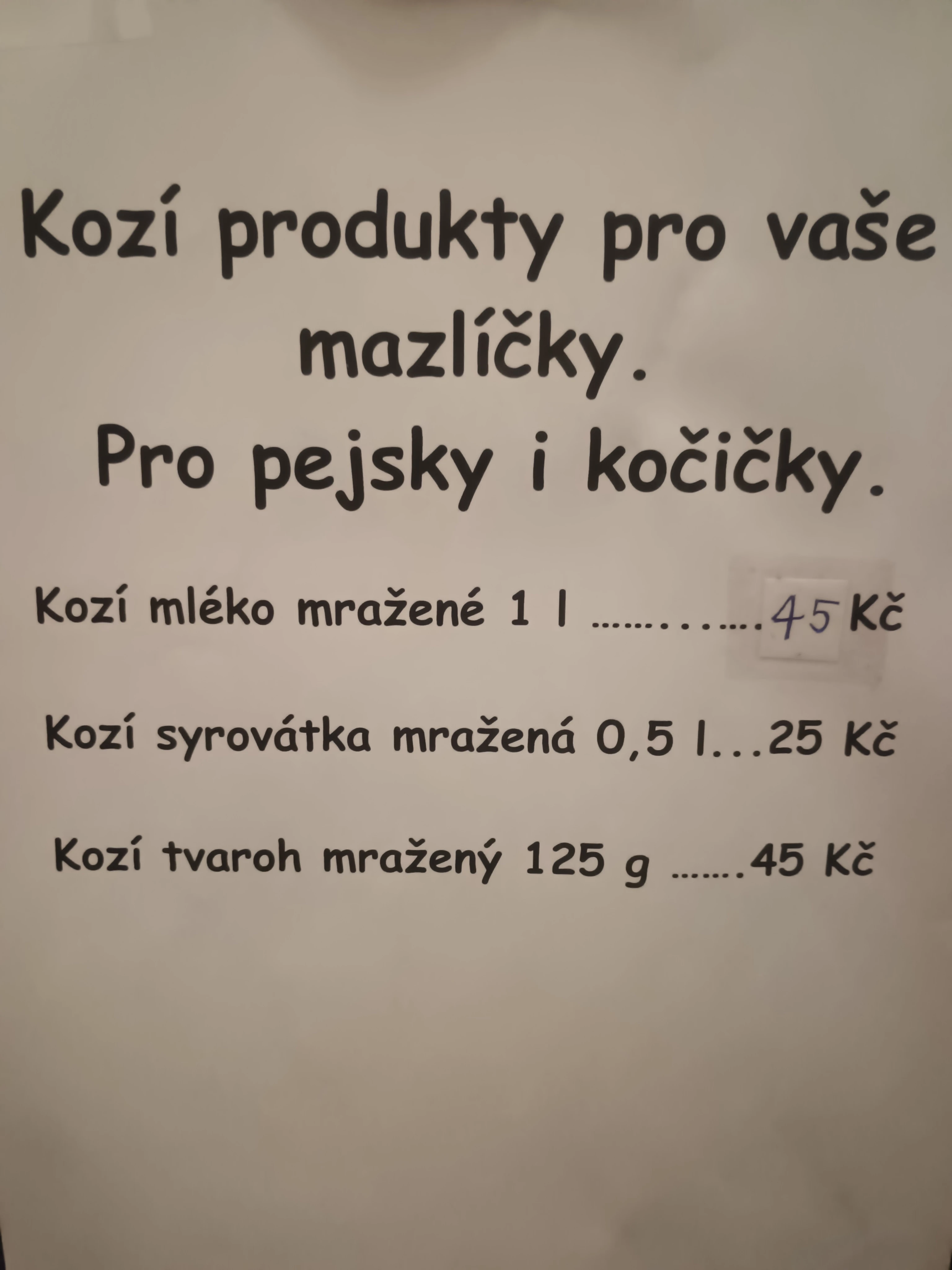 Kozí produkty