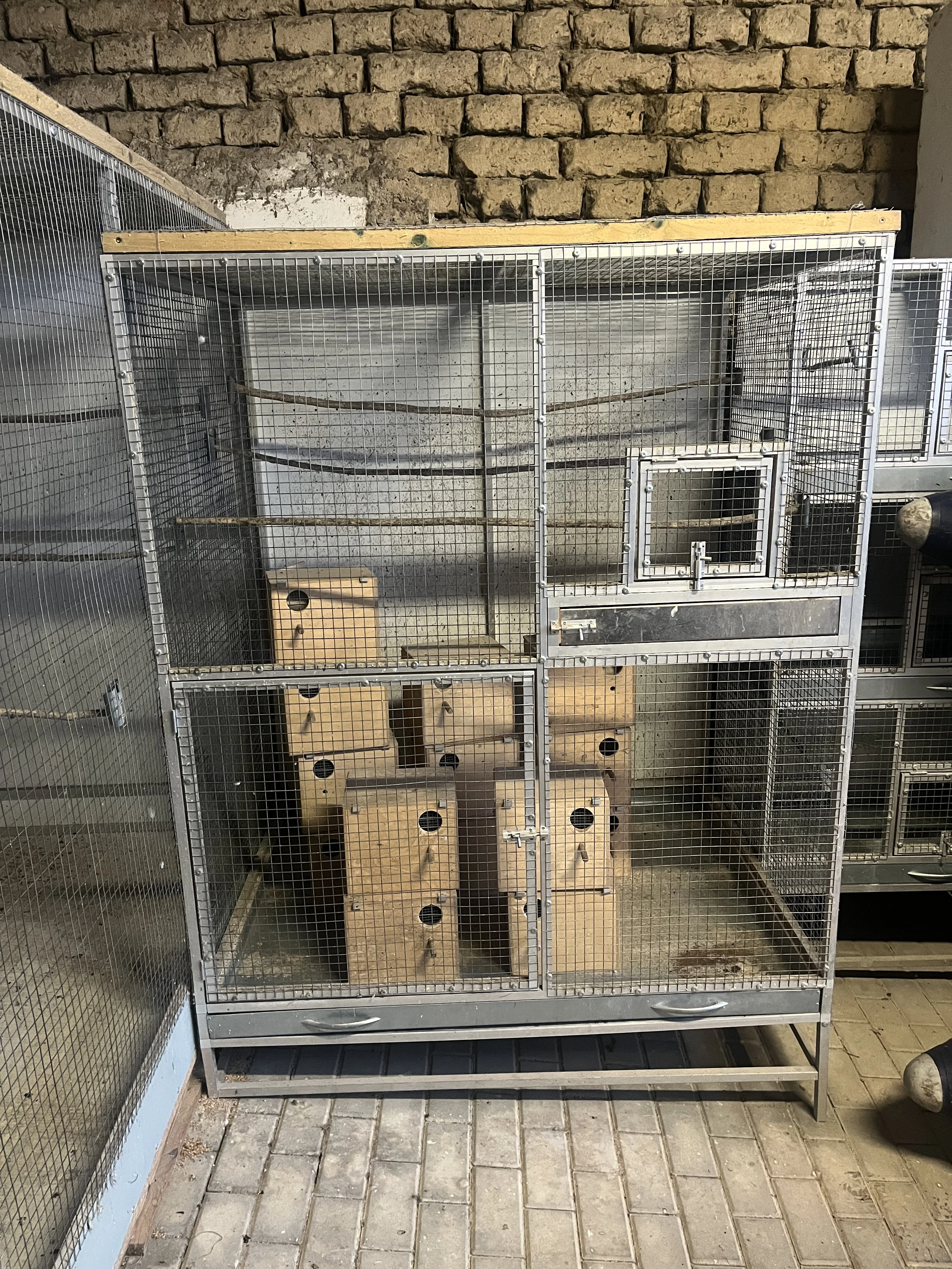 Hlinikove klece pro papousky-rusim chov