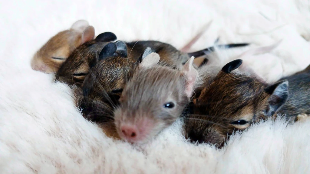 Hraví osmáci z Awesome Degus hledají nový domov