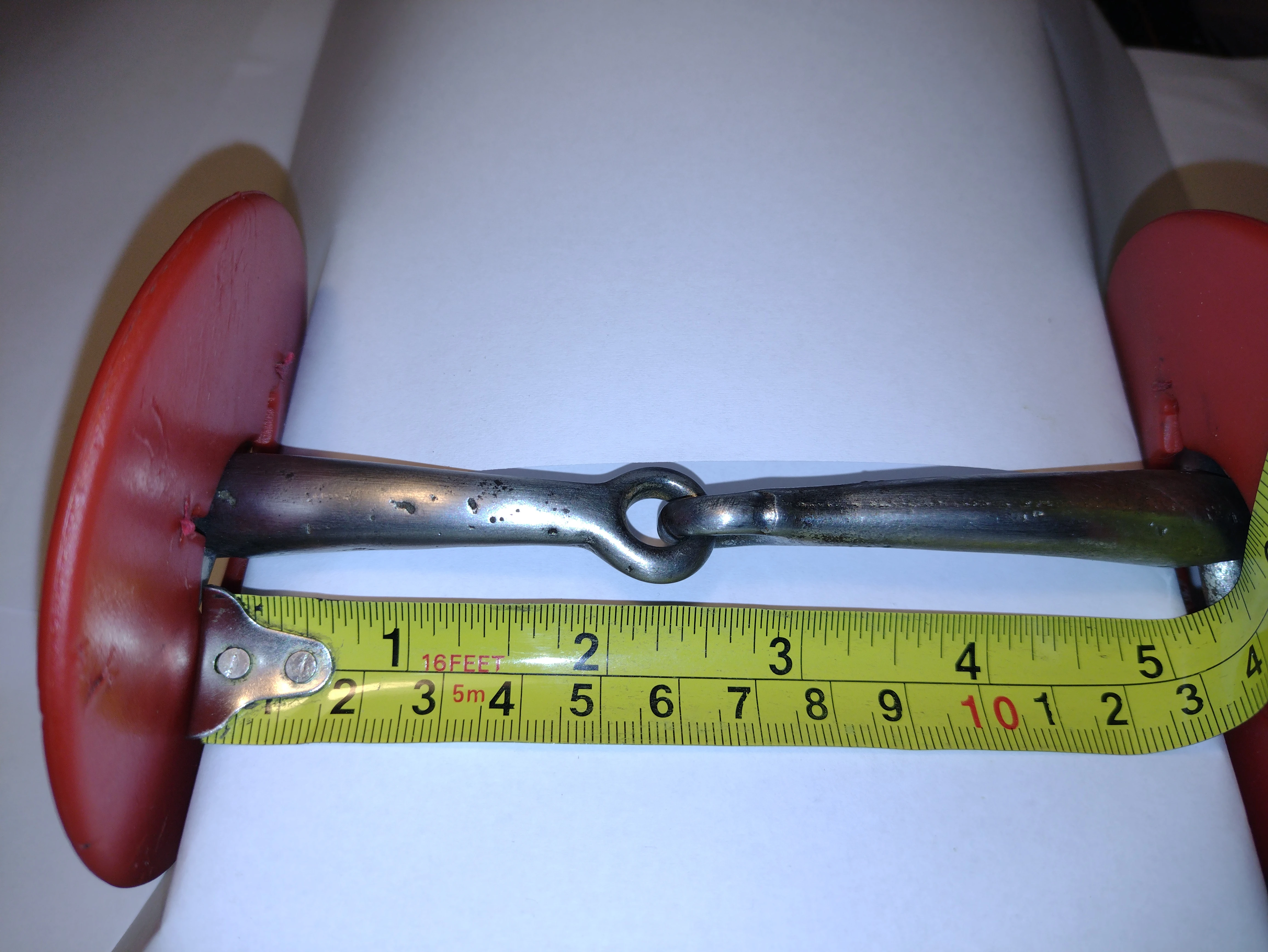 Starší udidlo včetně gumových kroužků 13 cm (č. 3)