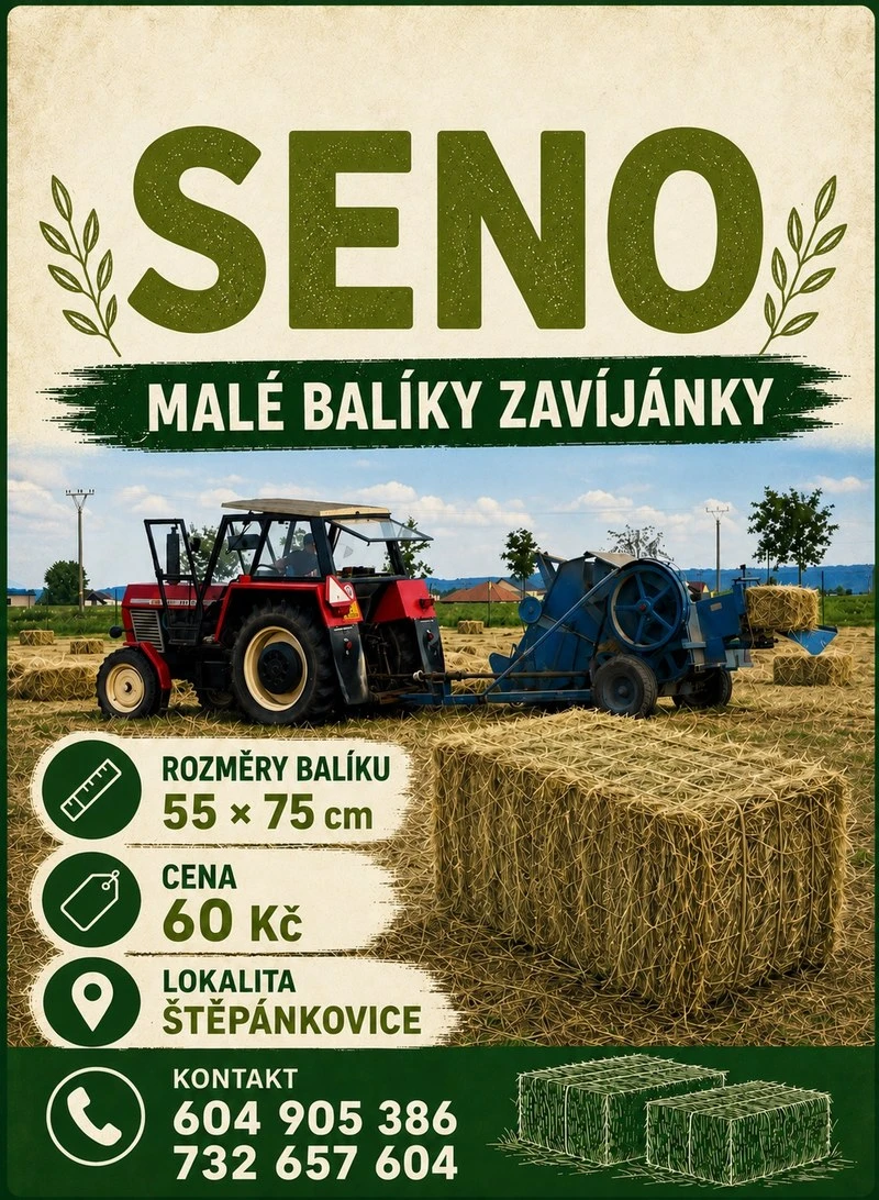 Seno-malé balíky zavíjánky
