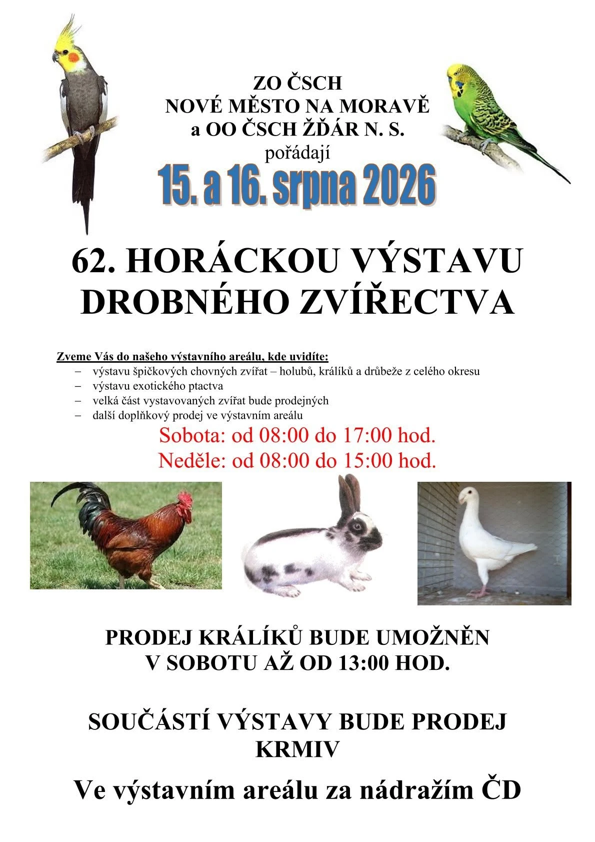 62. Horácká výstava Drobného zvířectva