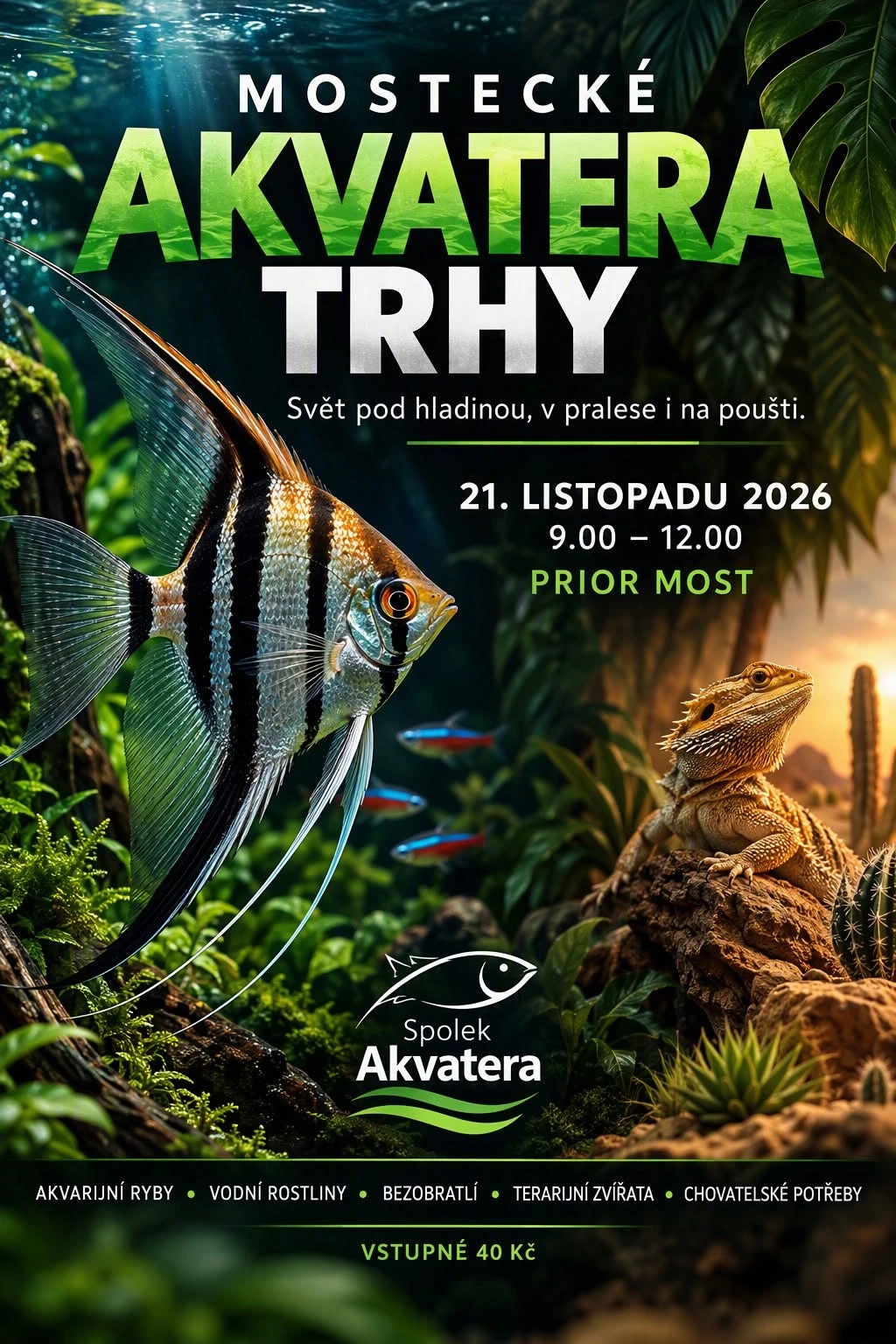 Mostecké akvatera trhy