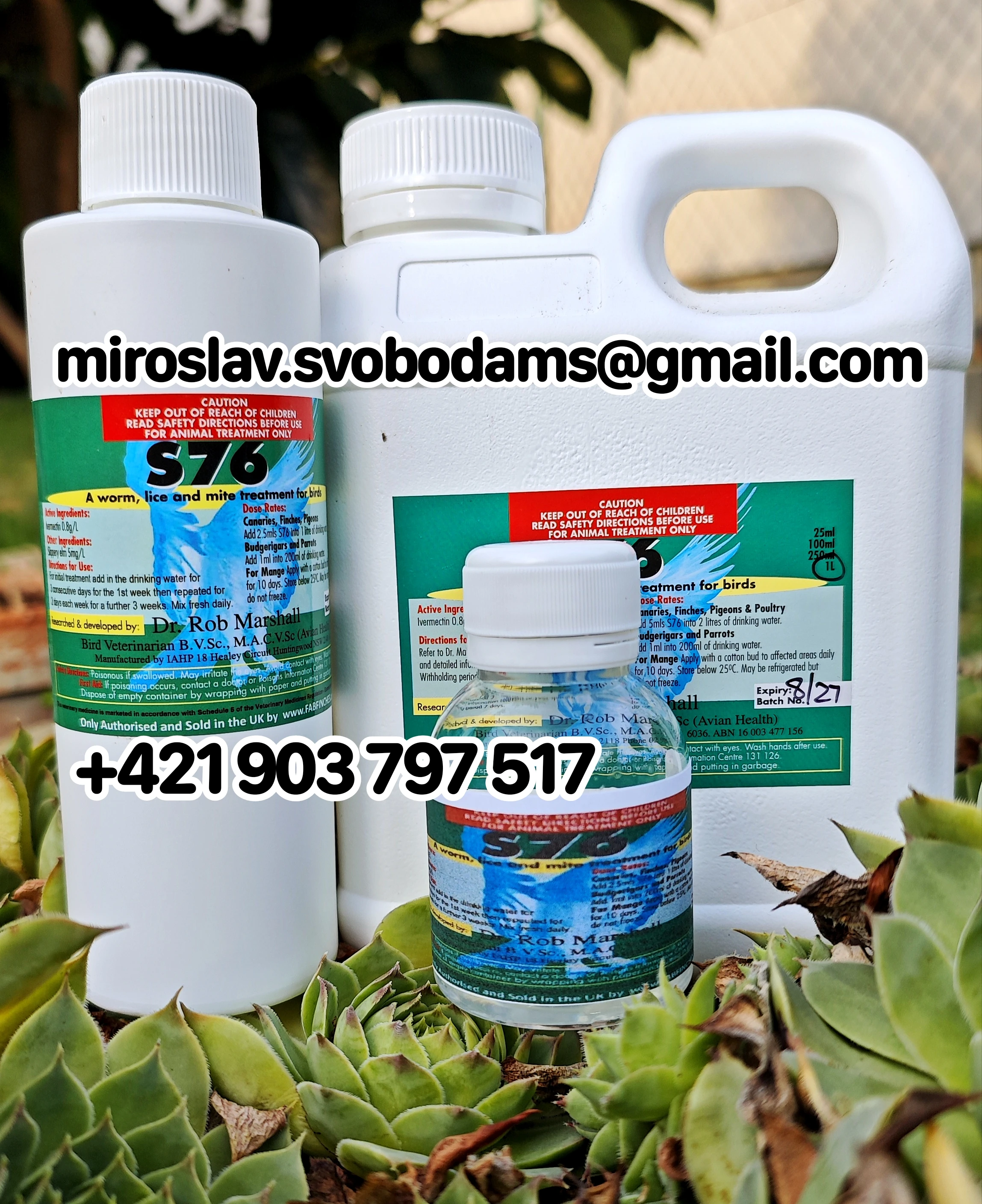 S76 odčervení ptactva