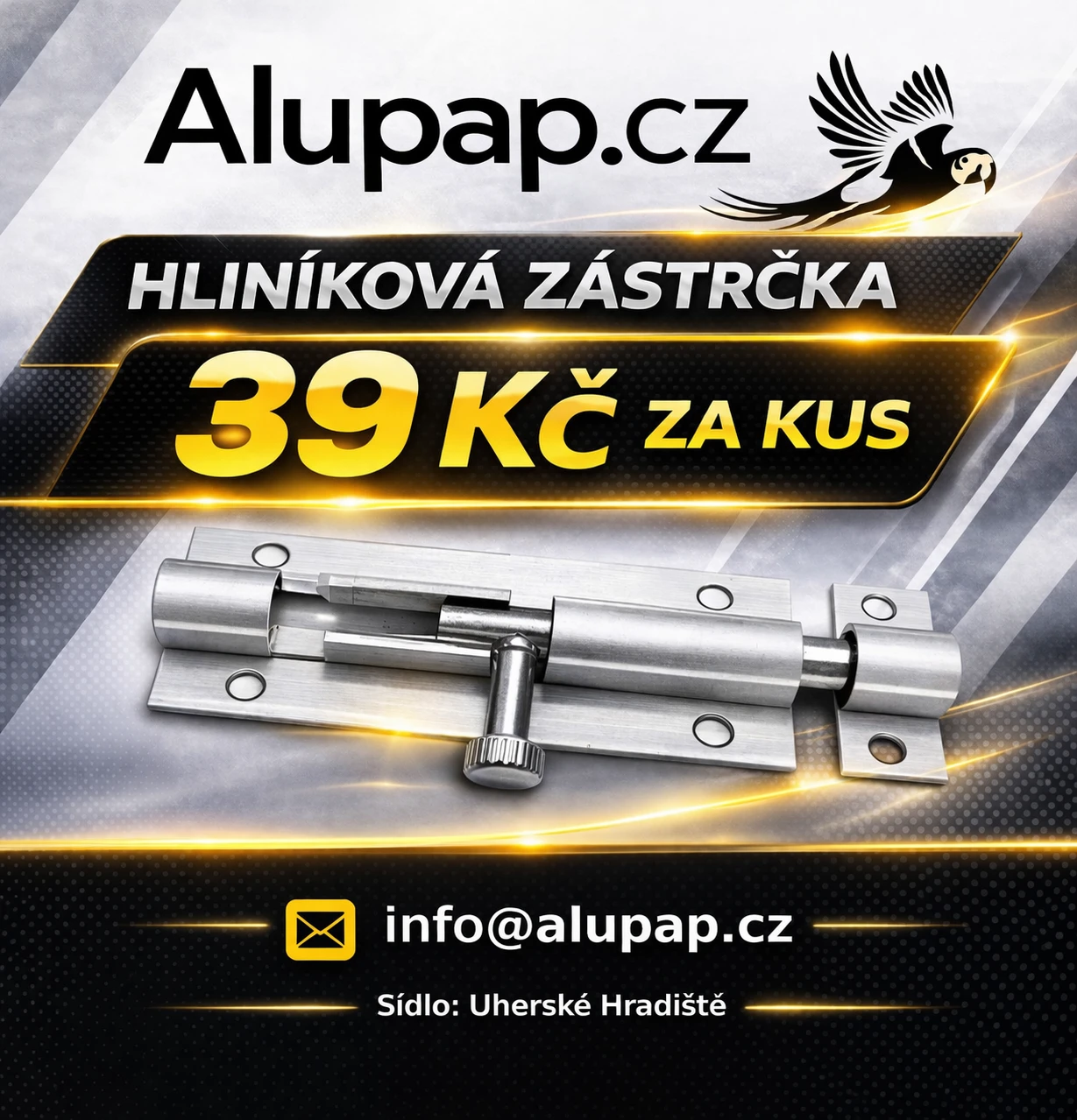 Hliníková zástrč 70x25