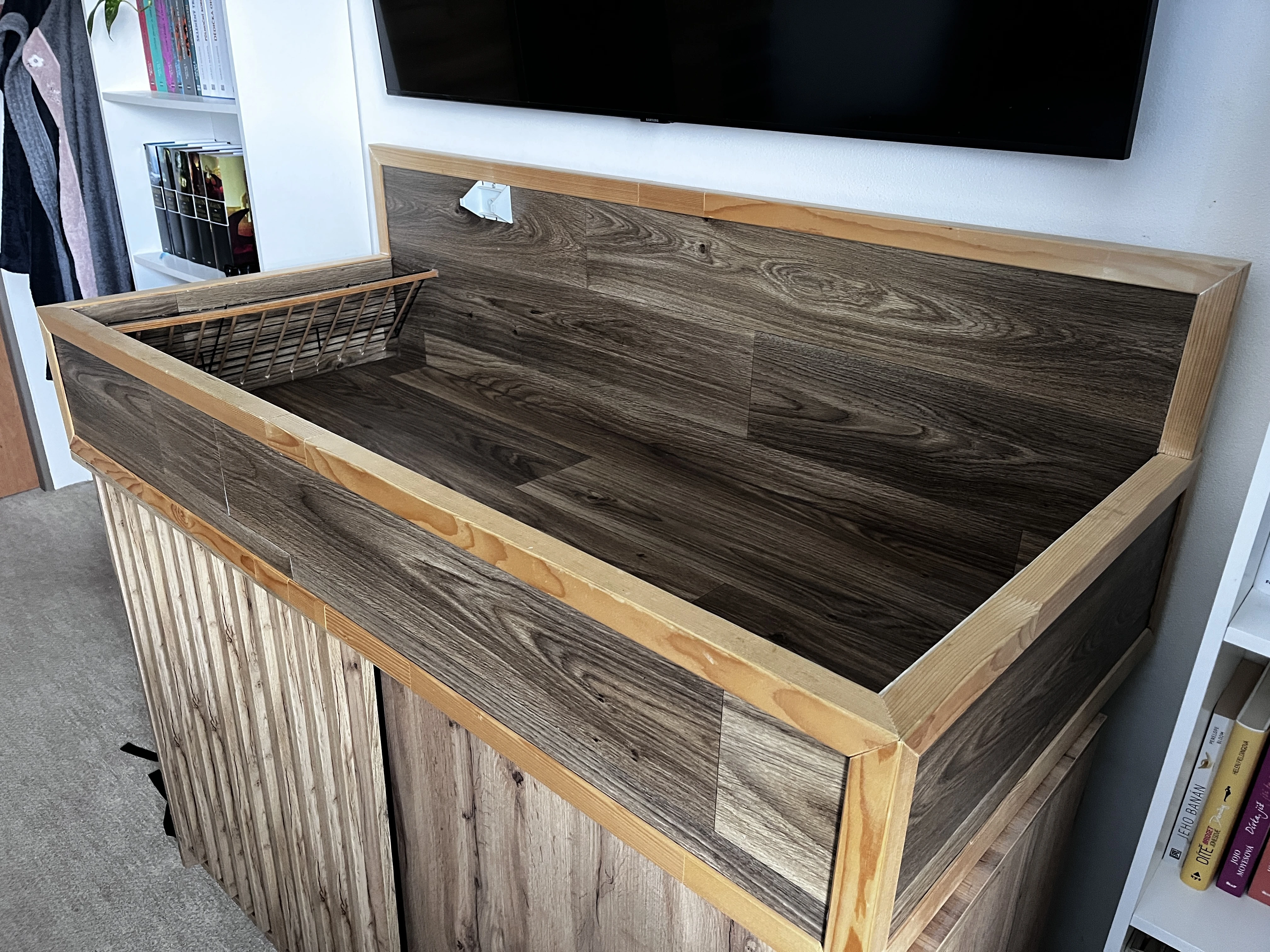 Výběh pro morčata s vybavením