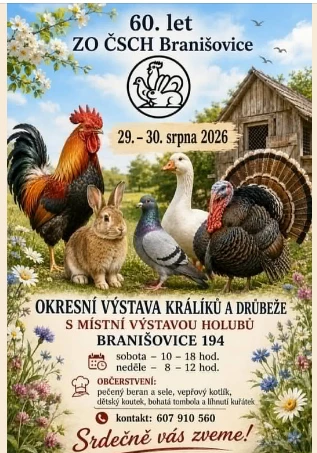 Pozvánka na výstavu drobného zvířectva
