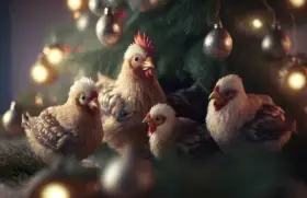 Slepičky jako vánoční dárek - pro okrasu i na užitek