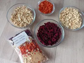 Sušená zelenina pro králíčky,morčata