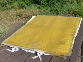 Gelová podložka pod westernové sedlo 60 x 50 cm - nepoužitá