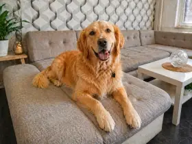 Darujeme dvou letou fenku  – kříženec zlatého retrívra a labradora