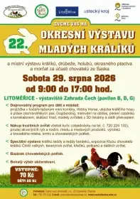 22.ročník okresní výstavy mladých králíků a místní výstavy králíků, drůbeže