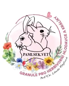 Granule pro herbivorní hlodavce a králíky značky Pamlsek.vet