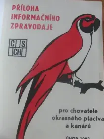 PIZ exotické ptactvo  kanáří 1982-1991 - komplet.