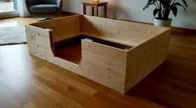 Porodní box pro psi (porodní bedna pro štěňata)