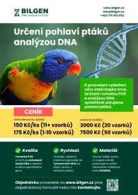 Laboratoř BILGEN - DNA testy pohlaví - burza Týniště 28.6.2026