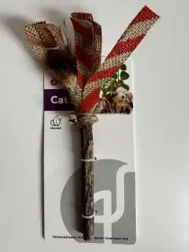 Hračka pro kočky – mávátko z matatabi se zvonkem