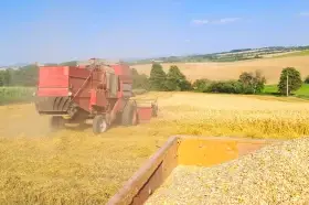 Super výkon - za sklizeň děkujeme panu Hradilovi z Ústí