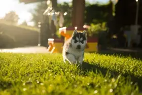 Štěňátko sibiřského huskyho