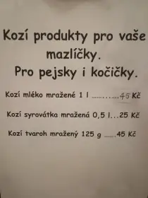 Kozí produkty