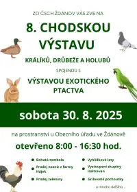 Chodská výstava drobného zvířectva ve Ždánově