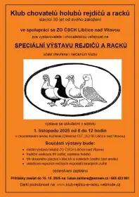 Speciální výstava rejdičů a racků