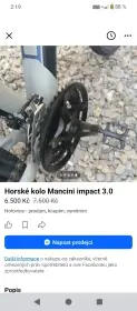 Prodám horské kolo Mancini Impact 3.0