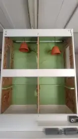 Prodám terárium s vytápěním š - 120, h - 41, v - 163 cm