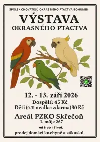 Výstava okrasného ptactva bohumín - skřečoň