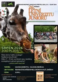 Letní pobytový tábor pro děti se zájmem o zvířata a zoologické zahrady