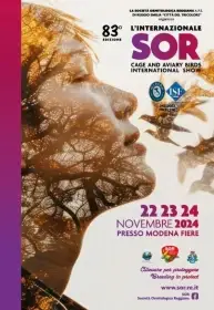 84. mezinárodní výstava ptactva 2025 - SOR - Itálie Modena