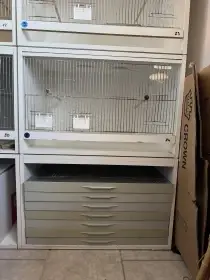 Skříňové klece - části